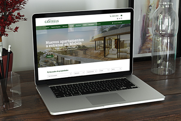 Nuevos sitio web de Castells Inmuebles
